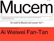 Tablet Screenshot of mucem.org